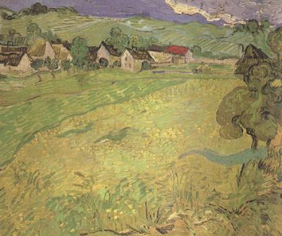 Vincent Van Gogh View of Vesseots near Auvers (nn04) Sweden oil painting art